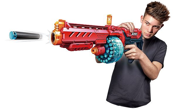 X-Shot Turbo Fire toy gun.