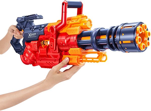 X-Shot Excel-Crusher Dart Blaster toy gun.
