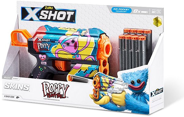 X-Shot Skins Flux Poppy Playtime toy gun.