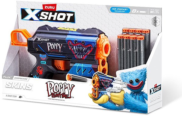 X-Shot Skins Flux Poppy Playtime toy gun.