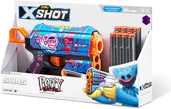 X-Shot Skins Flux Poppy Playtime toy gun.