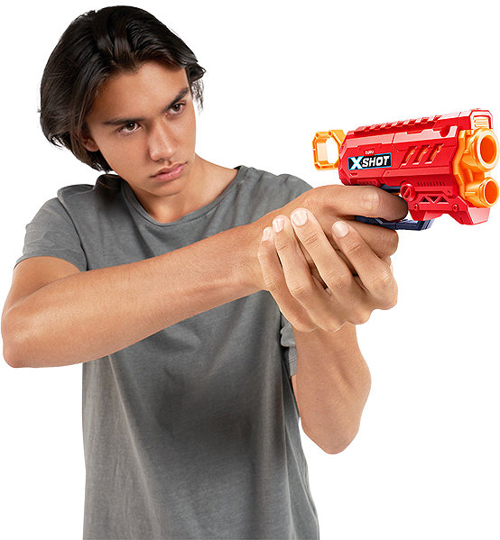 X-Shot Excel Micro 2.0 Blaster toy gun.