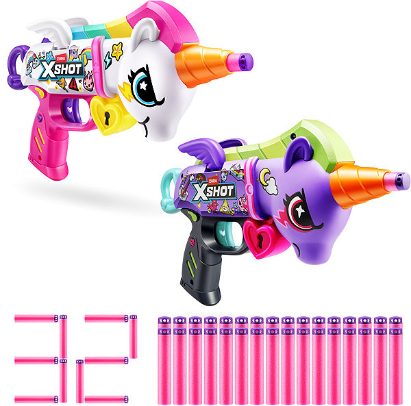 X-Shot Blastercorn Series 1 Unicorn Blaster toy gun.