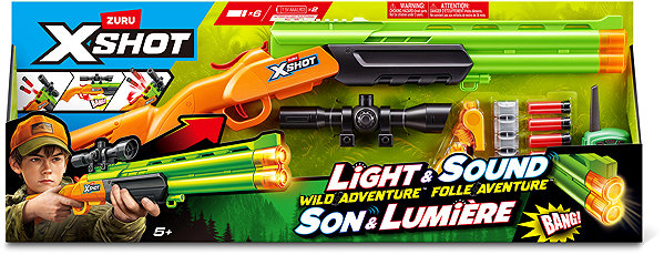 X-Shot Rifle with Scope toy gun.