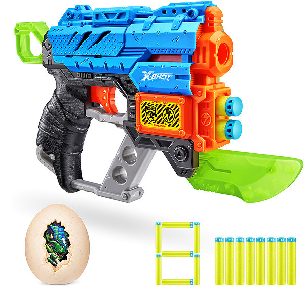 X-Shot Dino Attack Extinct toy gun + medium egg and darts.