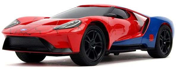 Jada Marvel Spiderman 2017 Ford GT RC Car.