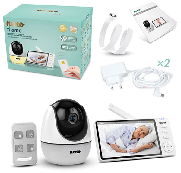 NENO Ti Amo Digital Video Baby Monitor with SOS function.