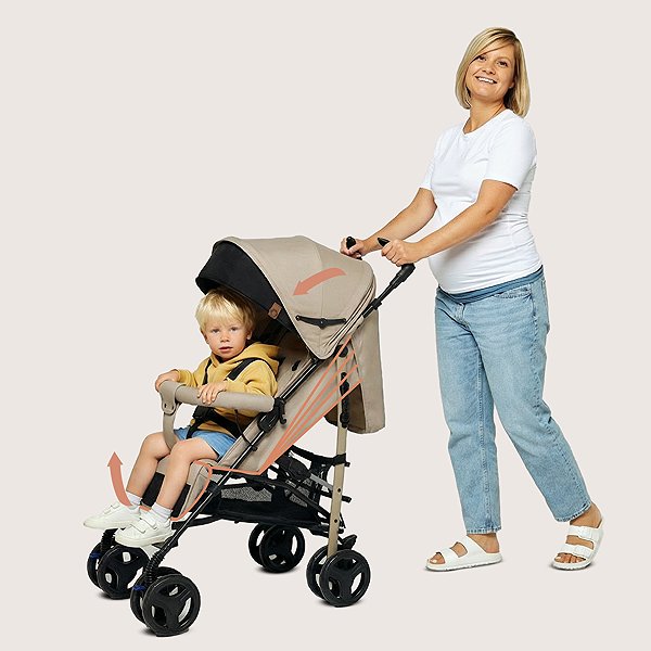 Baby Buggy Lionelo Irma Beige Sand ...