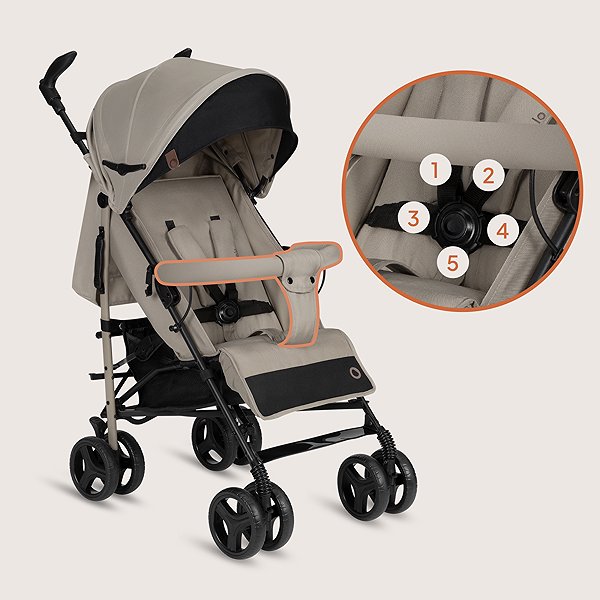 Baby Buggy Lionelo Irma Beige Sand ...