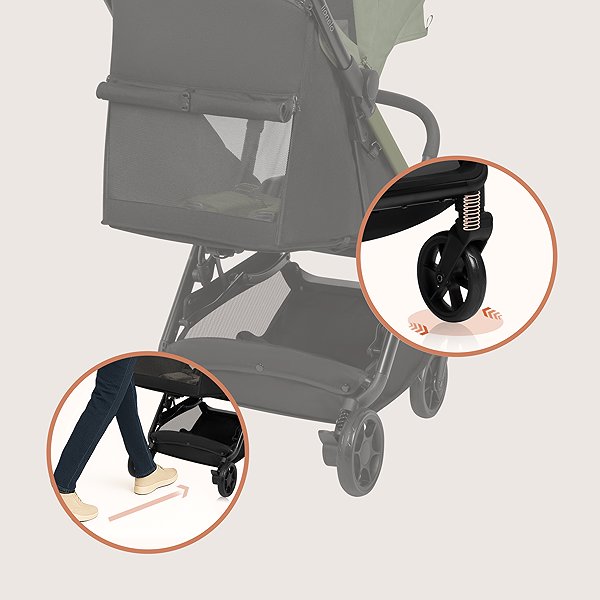 Baby Buggy Lionelo Julie Air Green Sage ...