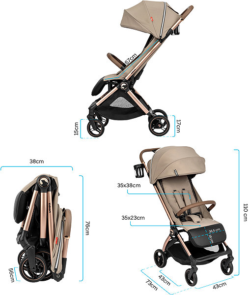 Baby Buggy Kidnort Sjooter beige ...