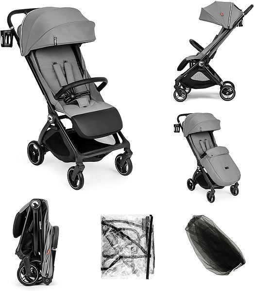 Baby Buggy Kidnort Sjooter grey ...