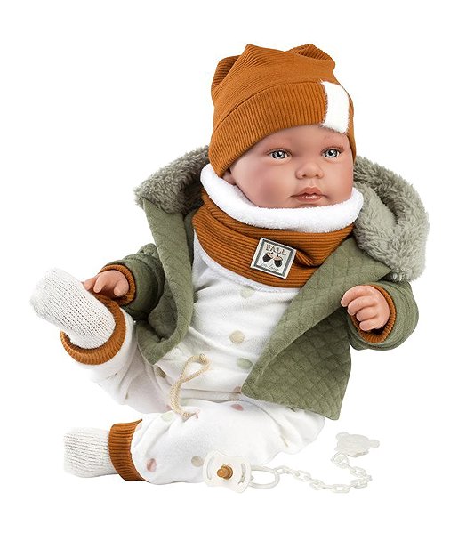 Puppenkleidung Llorens M844-65 Puppenkleidung für Baby New Born Größe 43-45 cm ...