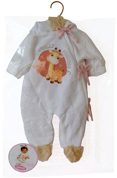 Puppenkleidung Llorens M844-82 Puppenkleidung für Baby New Born Größe 43-45 cm ...