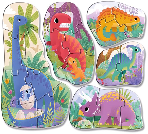 Puzzle KukiKuk Grooosses Dinosaurier ...