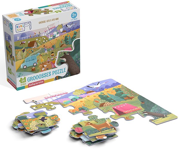 Puzzle KukiKuk Grooosses Auf der Reise ...