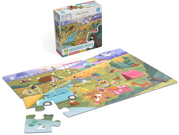 Puzzle KukiKuk Grooosses Auf der Reise ...