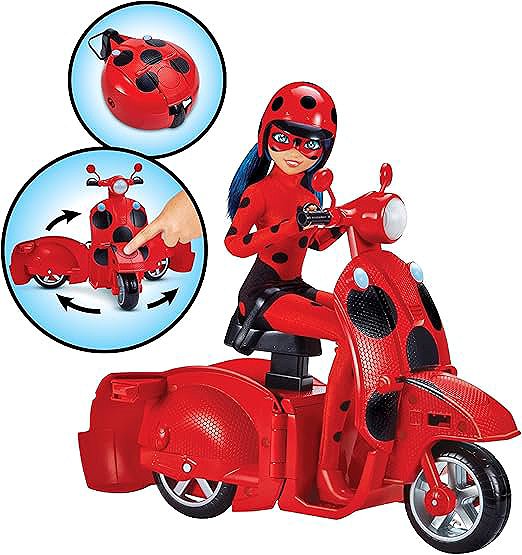 Puppe Miraculous Spielset Scooter und Lucky Charm ...