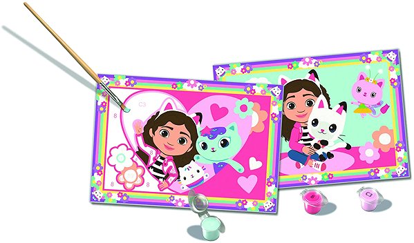 Festés számok szerint Ravensburger 120023470 CreArt - Gabby babaháza ...
