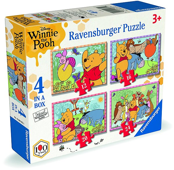 Puzzle Ravensburger 120043751 Disney: Winnie Puuh mit Freunden 4 in 1 ...