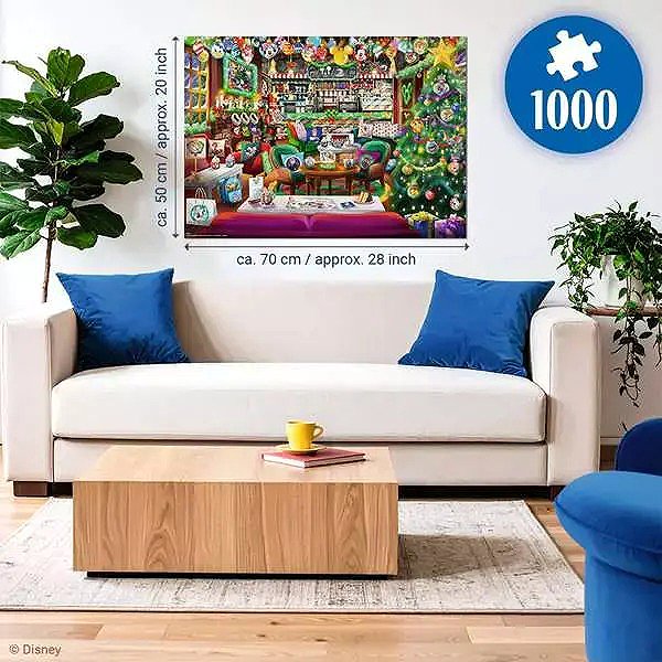 Puzzle Ravensburger 120017998 Disney Weihnachts Schlittenfahrt ...
