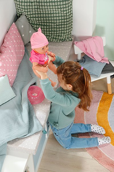 Puppe BABY born Emma mit magischer Hand 43 cm ...