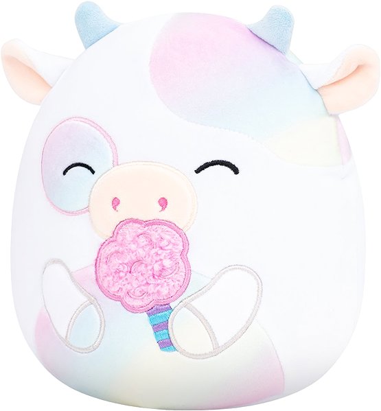 Kuscheltier Squishmallows Kuh Belozi mit Zuckerwatte ...