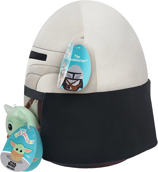 Kuscheltier Squishmallows Star Wars Mandalorian und Grogu ...