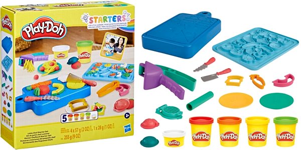 Knete Play-Doh Set für die Kleinsten Kleiner Koch ...