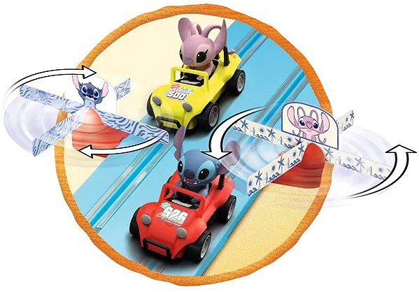Autópálya játék Carrera FIRST 63071 Disney Stitch 2,4m ...