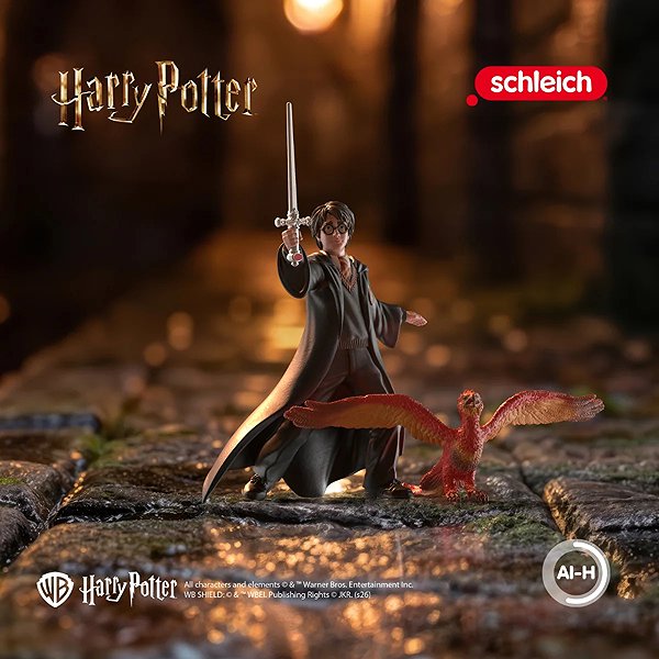 Figura Schleich 14994 Harry & Fawkes™ karddal ...