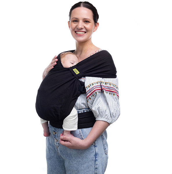 Babahordozó BOBA BLISS HYBRID ergonomikus babahordozó, 3,2–16 kg, fekete ...