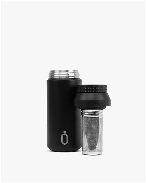 Gyerek termosz Runbott Cup Mii termosz, kicsi, 350 ml, fekete ...