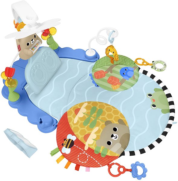 Krabbeldecke Fisher Price Krabbeldecke mit Mobile für die motorische und kognitive Entwicklung ...