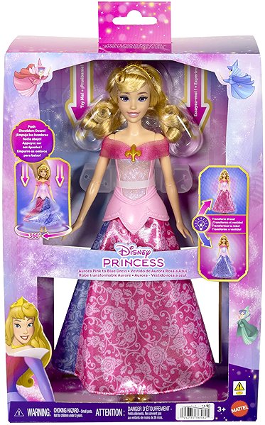 Puppe Disney Princess Aurora mit Verwandlung ...