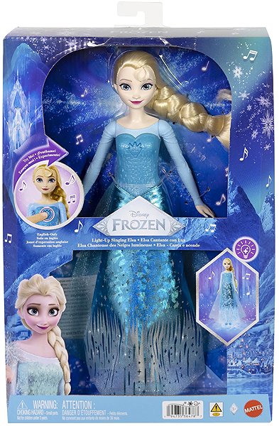 Puppe Frozen Englisch singende Elsa mit Lichtern ...