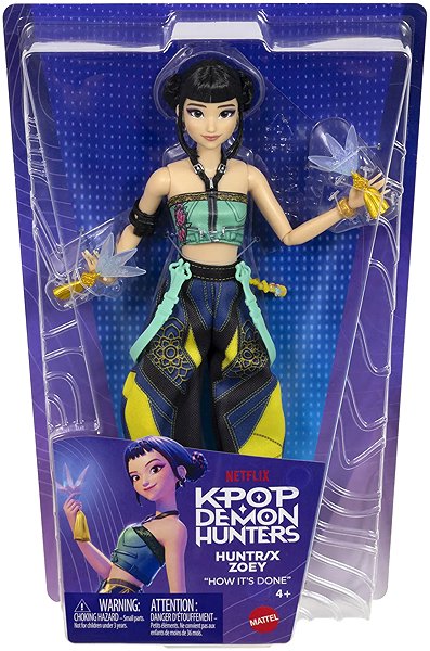 Puppe K-Pop Demon Hunters: Dämonenjägerin Zoey ...