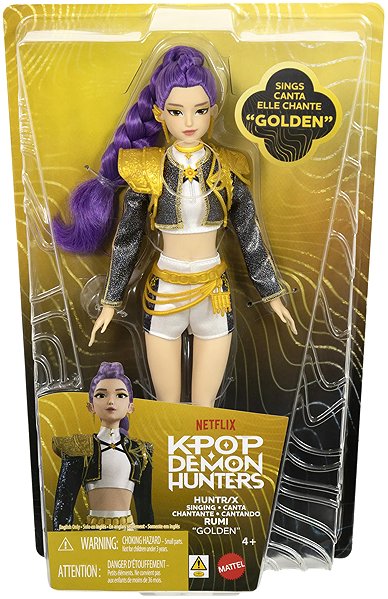 Puppe K-pop Demon Hunters: Dämonenjägerin Die singende Rumi ...