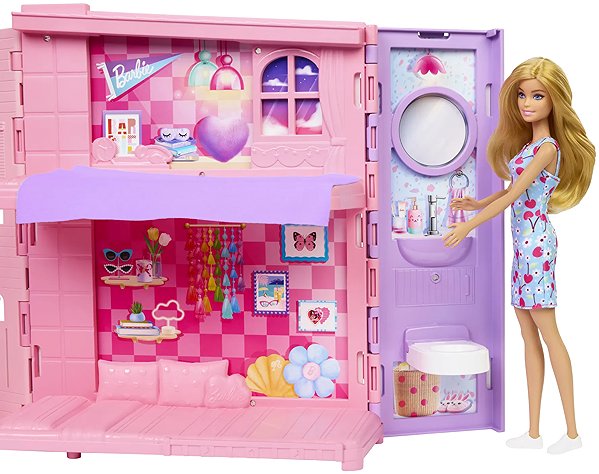 Puppenhaus Barbie Haus mit Puppe ...