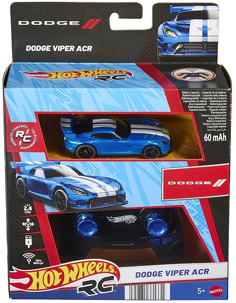 Távirányítós autó Mattel Hot Wheels Dodge Viper ACR ...