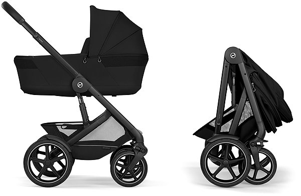 Baby Buggy Cybex Talos S Lux BLK with Folding Carrycot Moon Black ...