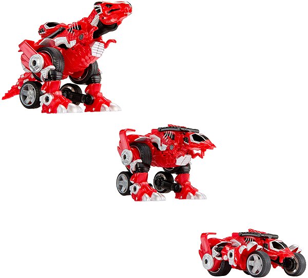 Figura Armorsaurs Evolver- piros T-Rex figura ...