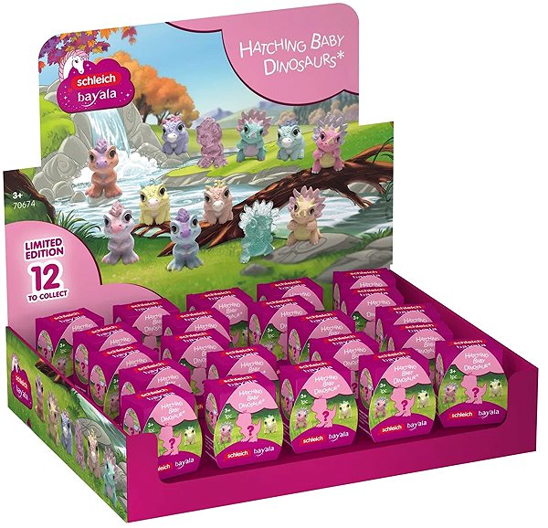 Figura Schleich CDU kikelő dinoszauruszbébik 70674 ...