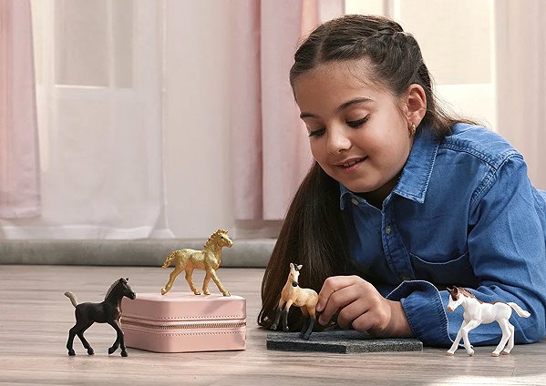 Figura Schleich CDU gyűjthető csikók - series 1, 70678 ...
