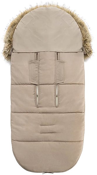 Babakocsi bundazsák Zopa Fluffy téli bundazsák - Creamy Beige ...
