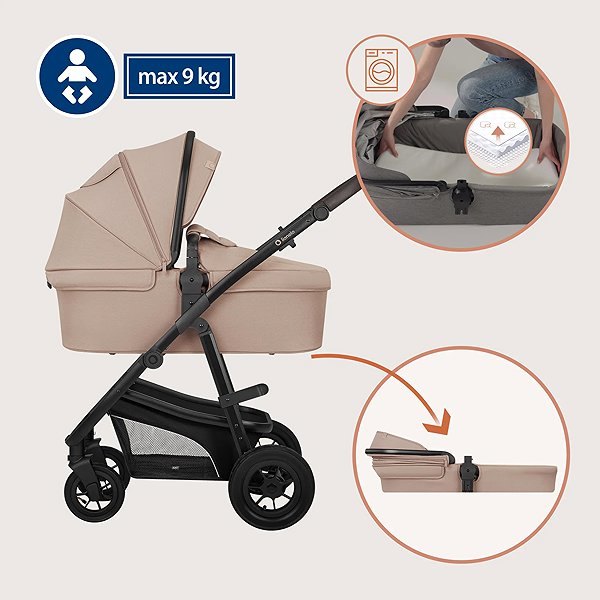 Baby Buggy Lionelo Bianka 3-in-1 Beige Taupe ...