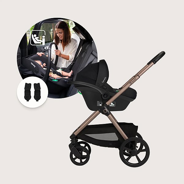 Baby Buggy Lionelo Carmine 3-in-1 Brown Chocolate ...