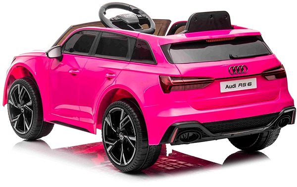 Elektrické auto pre deti Audi RS6 ružové ...