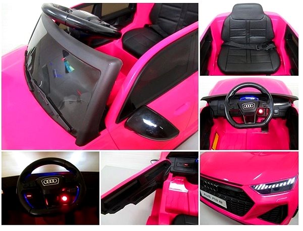 Elektromos autó gyerekeknek Audi RS6 - rózsaszín ...