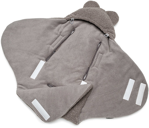 Autósülés lábzsák T-TOMI Wrapper lábzsák, Grey ...